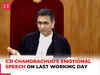 CJI Chandrachud's last address at ceremonial Bench: 'Wouldn't deliver justice tomorrow but…'