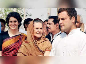 Priyanka Gandhi Vadra, Sonia Gandhi and Rahul Gandhi