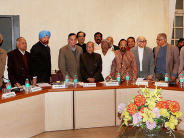 Pranab Mukherjee at pre-Budget consultation