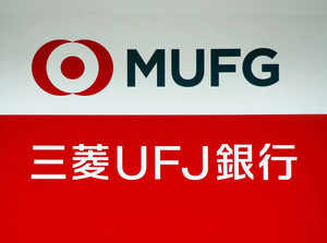 FILE PHOTO: A signboard of MUFG Bank is seen in Tokyo