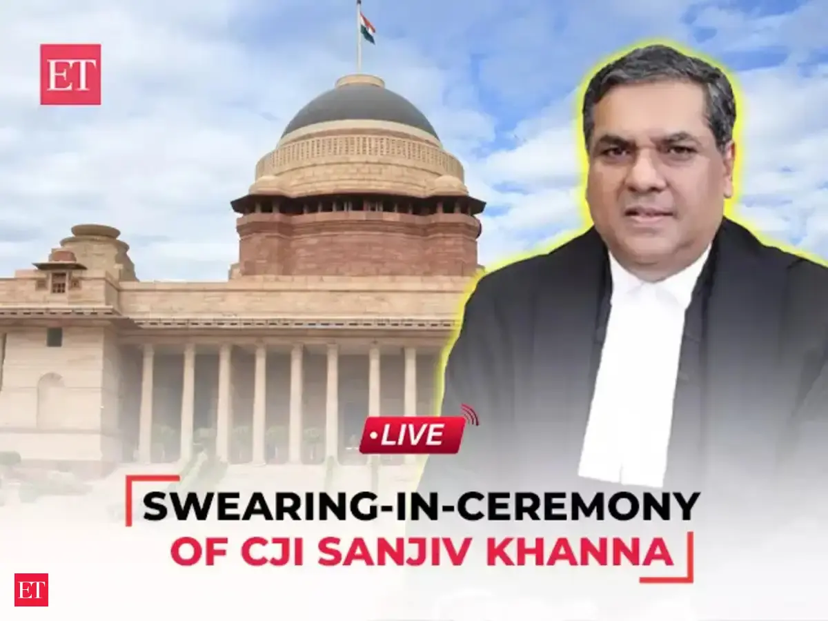 Swearing-in-Ceremony of the Chief Justice of India Shri Justice Sanjiv ...
