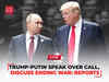 Trump dials Putin for the first time post US poll result; advises not to escalate in Ukraine