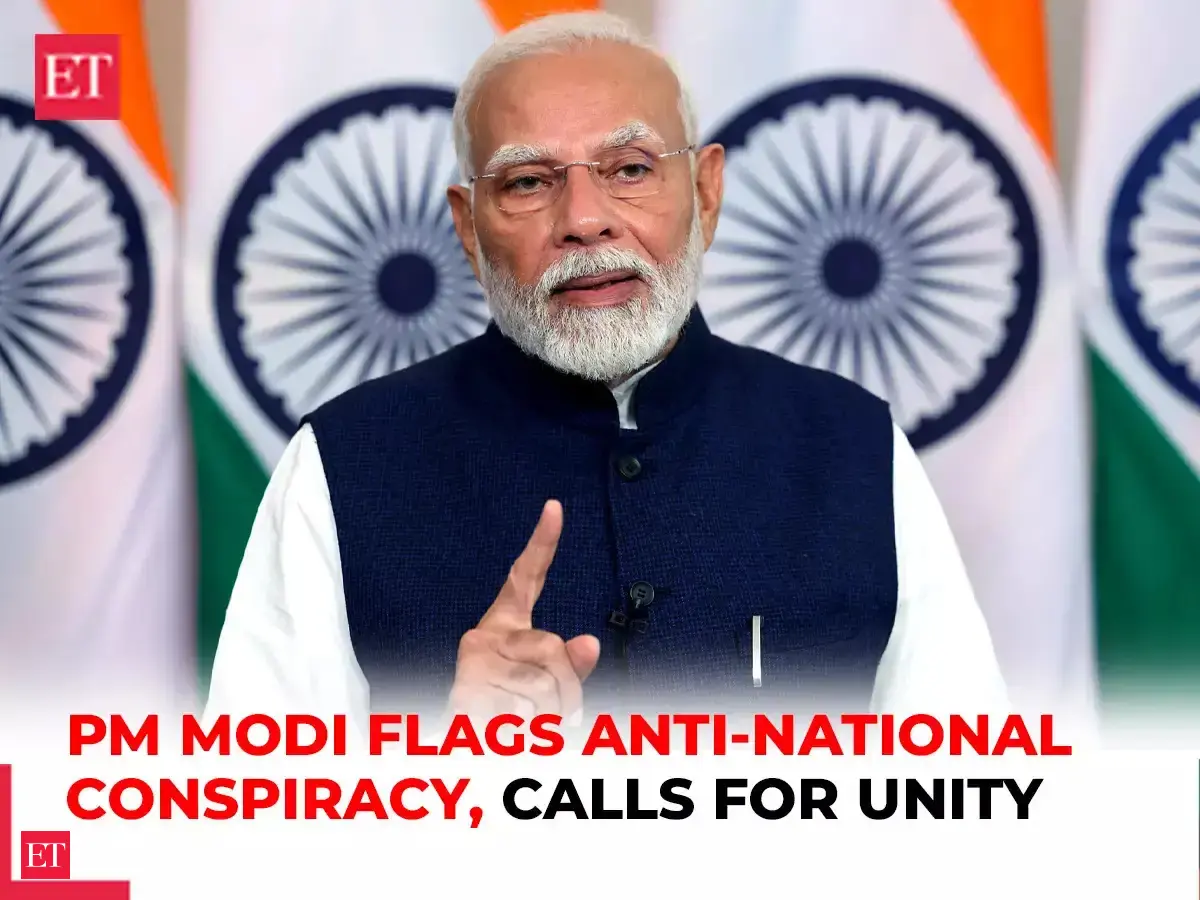 PM Modi's warning over active ‘divisive forces’: 'A conspiracy is going ...
