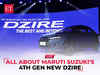 Maruti Suzuki unveils 4th Gen New Dzire with Z Series Engine, sunroof & 5 start Global NCAP rating