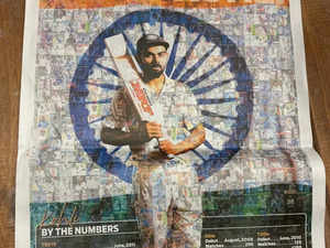 Virat on Australian papers