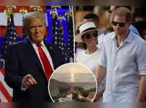 Emergency escape solution? Reports say that Prince Harry and Meghan Markle bought Portugal home to escape Trump's presidency