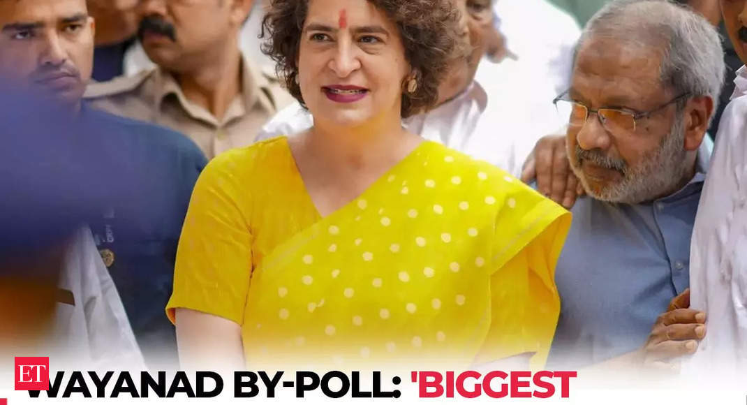 Wayanad by-election: Voting underway for Priyanka Gandhi’s electoral debut – The Economic Times Video