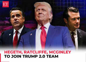 Trump 2.0: Pete Hegseth as Secy Of Defence, John Ratcliffe for CIA, William McGinley is WH Counsel