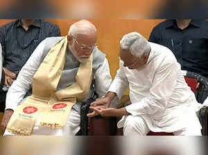 PM Modi and Bihar CM Nitish Kumar (File photo)