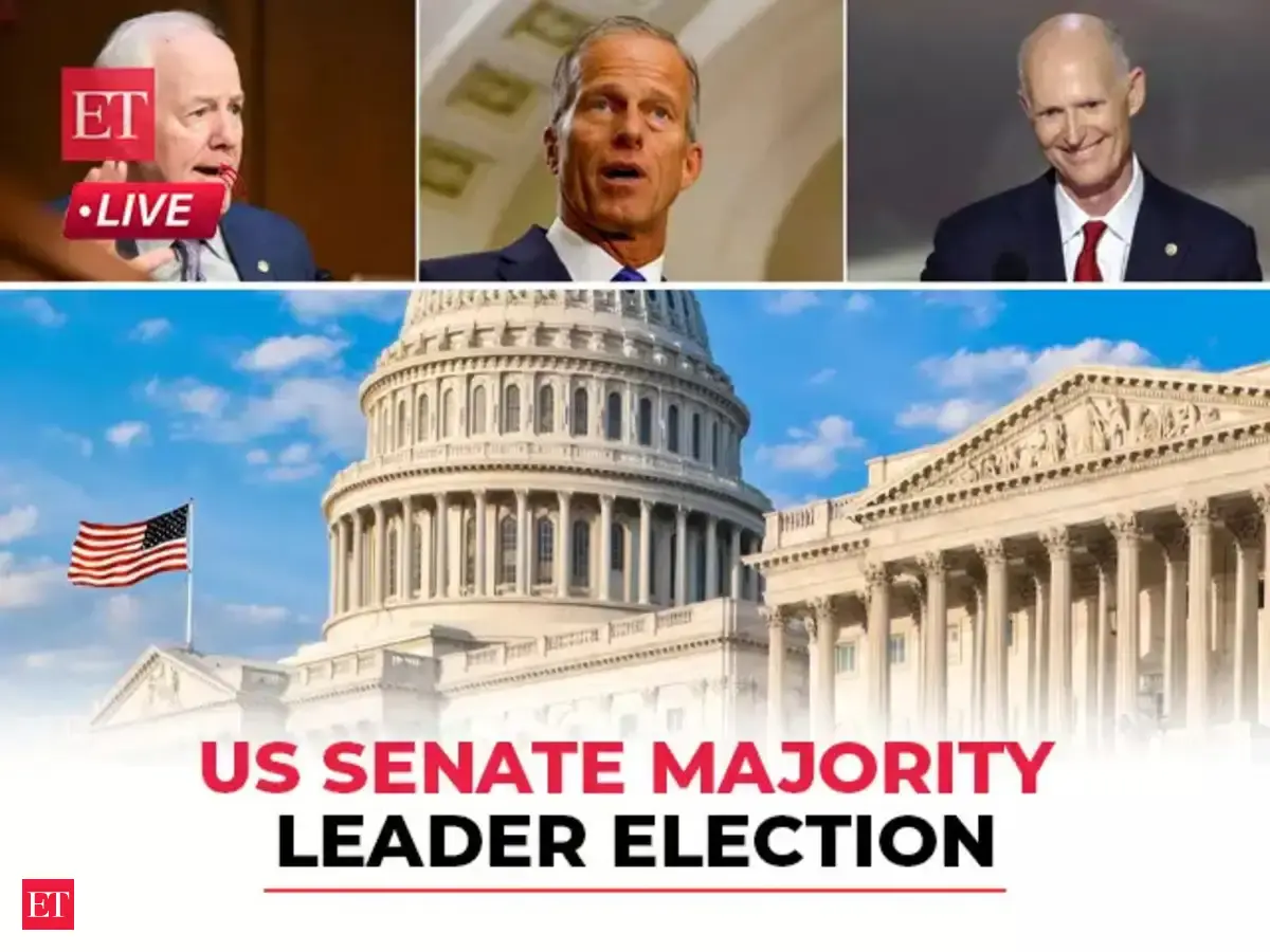LIVE | US Senate Majority Leader Election: Republicans huddle behind ...