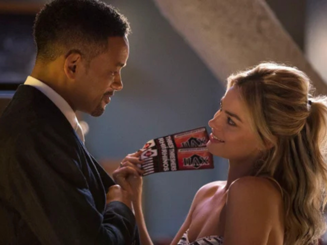 Will Smith and Margot Robbie in 'Focus'