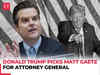 Donald Trump picks Congressman Matt Gaetz for Attorney General