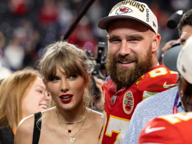 Taylor Swift and Travis Kelce