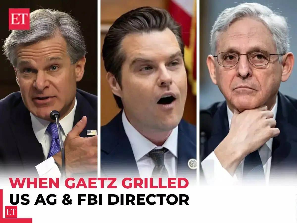 When Matt Gaetz grilled FBI director Wray and US Attorney General ...
