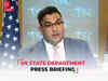 LIVE | US State Department Briefing: Principal Dy Spokesperson Vedant Patel briefs reporters| Gaza