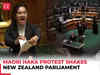 Watch New Zealand MPs perform haka in Parliament to disrupt vote on controversial treaty bill