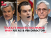 Matt Gaetz's heated exchange with FBI director Wray and US Attorney General Garland | LIVE