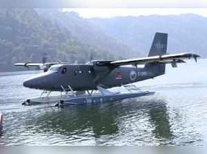 Seaplane lands for first time in Assam