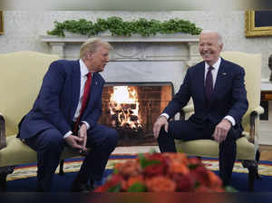 Biden jubilant welcoming Trump to the White House? Social media erupts as some say he is happy to hand over reins after his party pressured him to drop out