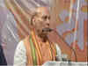 Any party joining hands with Congress is doomed: Rajnath Singh