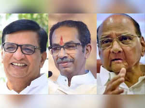 Sharad Pawar, Balasaheb Thorat, Uddhav Thackeray