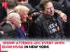 Trump attends UFC event with Elon Musk in New York's Madison Square Garden, taking a break from Cabinet picks