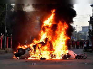 Protest against the recent killings, in Imphal West