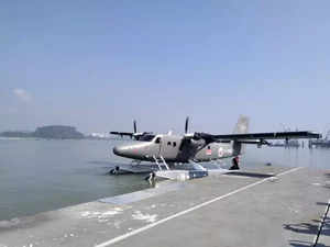 Assam: Seaplane makes historic landing at Brahmaputra in Guwahati