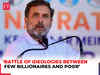 Maharashtra assembly polls a battle of ideologies, between few billionaires and poor: Rahul Gandhi in Mumbai