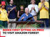 Joe Biden becomes the first sitting US President to visit Amazon rainforest in Brazil