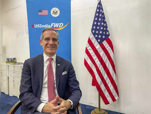 **EDS: TO GO WITH STORY** New Delhi: US Ambassador Eric Garcetti during an inter...