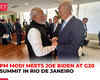 G20 Summit kicks off in Brazil's Rio, PM Modi-Biden hold brief talks at venue, watch!