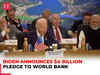 G20 Summit: US President Joe Biden announces $4 Billion pledge to World Bank