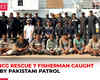 Indian Coast Guard rescue 7 fisherman caught by Pakistani Patrol after 2-hour chase