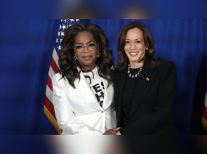 Kamala Harris and Oprah Winfrey (Pic credit: AP)