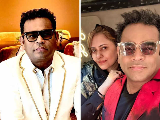 AR Rahman and Saira Banu