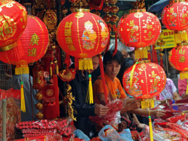Lunar New Year preparations in Bangkok