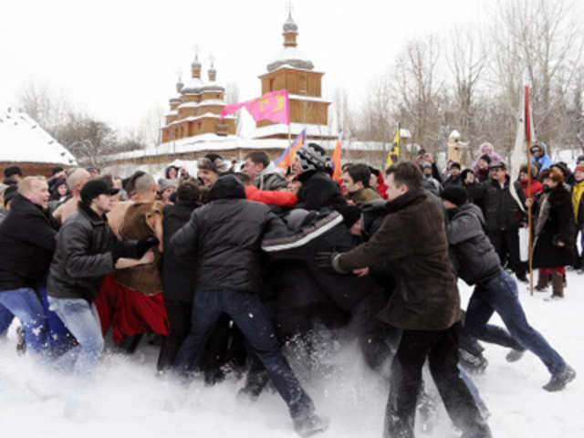 Epiphany celebrations in Kiev