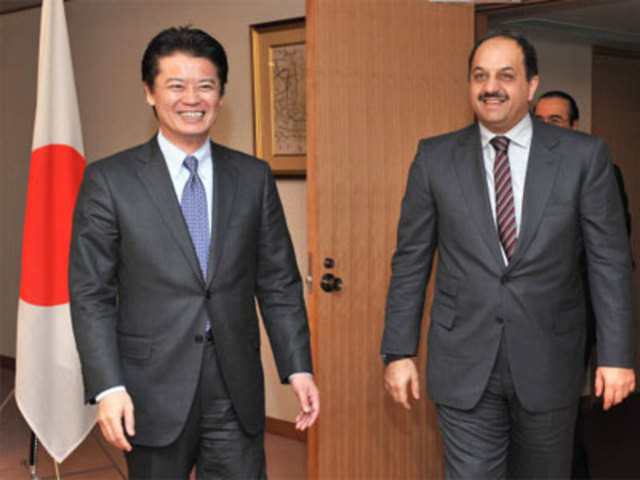 Qatar & Japanese minsiters of state for foreign affairs