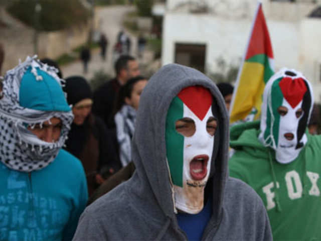 Anti-Israel demonstration near Ramallah