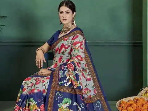 Kalamkari Sarees (Andhra Pradesh & Telangana)