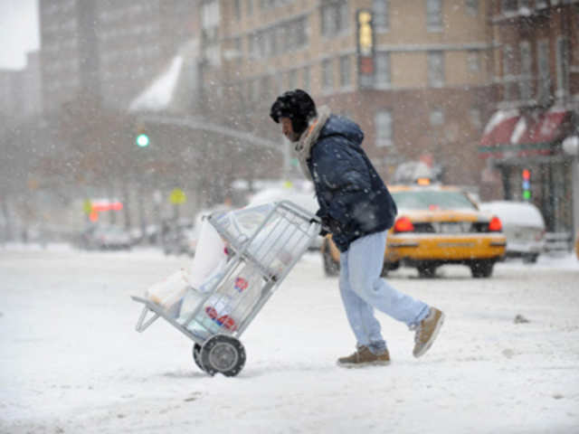 Snow stprm in New York