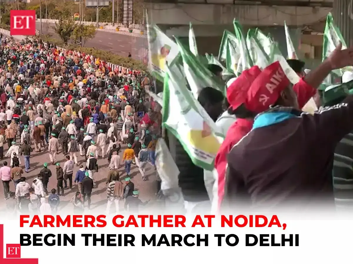 Farmers begin their march in Noida: 'Govt has to fulfil demands…won't ...