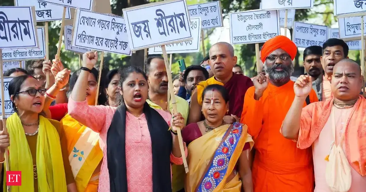 Tripura: Protest outside Assistant High Commissioner's office over