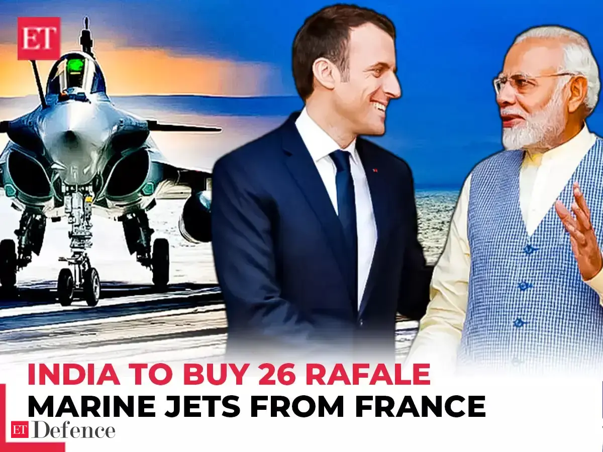 rafale marine: India to buy 26 Rafale Marine jets from France; deal 'at ...