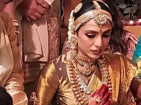 Sobhita's stunning bridal look