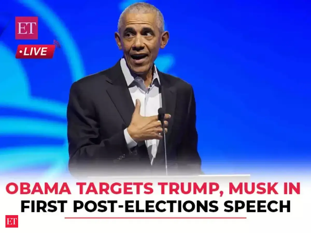 LIVE | Barack Obama's first post-election speech: Former US President ...