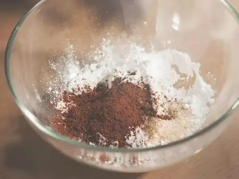 Mix the dry ingredients