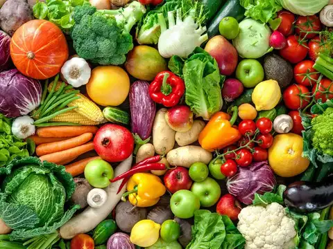 Fresh fruits and vegetables