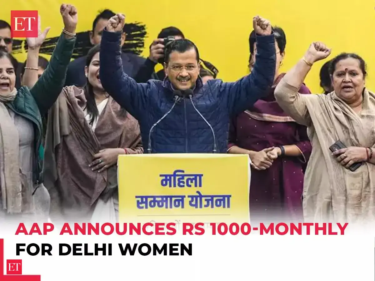 Mukhya Mantri Mahila Samman Yojana: Arvind Kejriwal announces Rs 1,000 ...